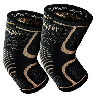 JIUFENTIAN Arthritis Knee Brace Copper knee Support Compression Sleeves for Women Men Knee Pain Relief(L)