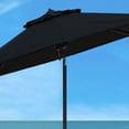 thumbnail image 5 of SAFAVIEH Herla 11' Auto Tilt Market Round Patio Umbrella, Black, 5 of 6