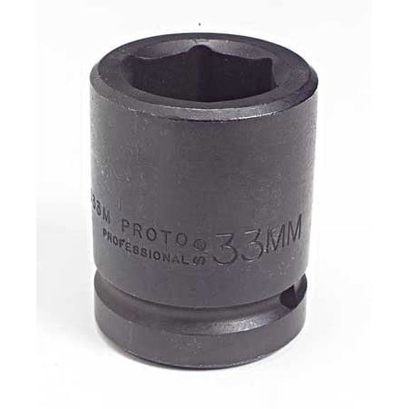 Proto Torqueplus Metric Impact Socket 1", 1" Drive, 80mm, 6 Pts, EA (577-10080M)
