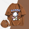 thumbnail image 1 of Sanrio-Camiseta Kawaii de Pochacco para niña, Top de manga corta con estampado de dibujos animados, sudadera de Anime que combina con todo para estudiantes, regalo, 1 of 4
