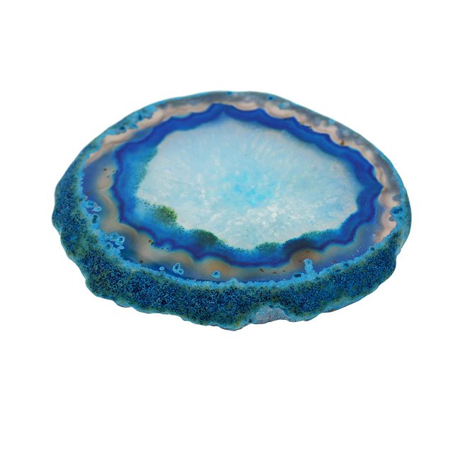 Rebanada de Cristal Irregular perfecl de 5 Colores Posavasos Decoración Para Joyas DIY C