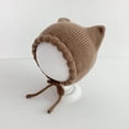 thumbnail image 2 of Yoyauz Baby Knit Winter Cap Baby Newborn Toddler Autumn Cute Earmuff Cotton Lined Beanie Suitable for Boys and Girls, 2 of 10