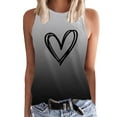 thumbnail image 2 of Débardeurs et Camisoles pour Femmes Seductiva Économies du Printemps Liquidation Mode pour Femmes Confortable Décontracté Imprimé Col Rond Haut Camisole, 2 of 4