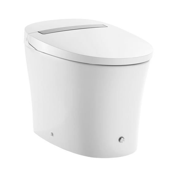 Poitiers Smart Tankless Elongated Toilet, Touchless Vortex™ Dual-Flush 1.1/1.6 gpf