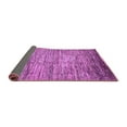 thumbnail image 2 of Ahgly Company Indoor Round Abstract Purple Modern Area Rugs, 3' Round, 2 of 4