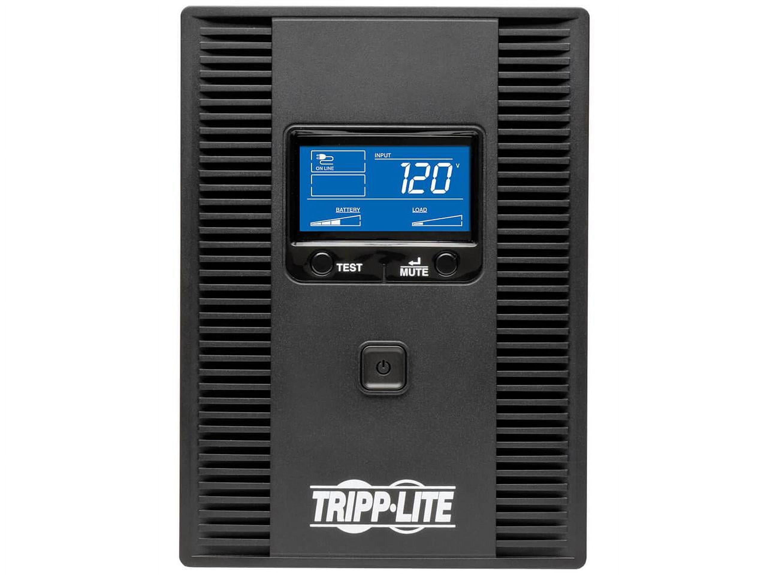 Tripp Lite UPS 1500VA 810W Battery Back Up Tower LCD USB 120V ENERGY STAR V2.0 (OMNI1500LCDT)