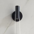 thumbnail image 2 of Forma redonda del níquel cepillado del acero inoxidable SUS304 para la esponja de la cocina, albornoz y Cortina de ducha del gancho negro de la toalla del cuarto de baño montada en la pared sobre la, 2 of 5