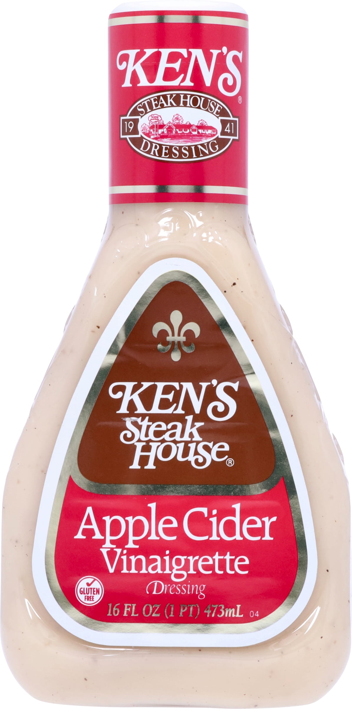 (2 pack) Ken's Steak House Apple Cider Vinaigrette Salad Dressing 16 fl oz