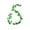 🥝 Green_Base#421, variant on Artificial Grape Leaf Vine Plastic Green Garland for Home Garden Wedding Decor