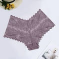 thumbnail image 6 of Women's Briefs Vs Panties Medium Lace Underwear Panties Women Pack Underwear with Pads for Women plus Size Thongs High Waist Womens plus Size Full Coverage My Most Recent Purple L, 6 of 6