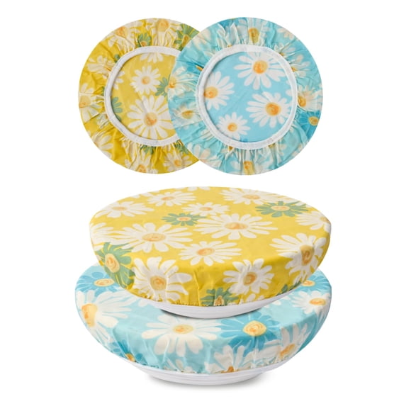 Fundas para cuencos BERBAM, reutilizables, de algodón, para hacer pan, cera de abejas