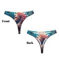 thumbnail image 3 of Fotbe Ocean Seahorse Tanga Sin Costuras para Mujer con Estampado – Panties Invisibles, Transpirables y Cómodos para Uso Diario-Large, 3 of 6