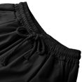 thumbnail image 6 of ZyeKqe Cargo Shorts for Men Drawstring High Waisted Sweat Shorts Wide Leg Hiking Shorts, 6 of 7