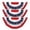 as show179, variant on American Flag Patriotic Outdoor Bunting Banner Polyester Fan-shaped Decor 24x47 Inches, Screen Printed Fade-resistant with Metal Grommets for Independence Day Memorial Day Garden