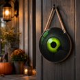 thumbnail image 5 of Spooky Halloween Wooden Eyeball Hanging Ornaments, Luminous Glow In Dark Creepy Eye Decor, Horror Pendant for Front Porch, Door, Tree, Halloween Party Decoration, 5 of 7