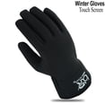 thumbnail image 5 of Cycling Gloves 100% Waterproof Touch Screen Unisex Gloves | Fleece Gloves for Men Women | Full Finger Gloves | Touch Screen Gloves with Hipora Ideal for Cycling Running Driving Hiking Black-XL, 5 of 5