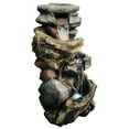 thumbnail image 3 of Angelo Décor Switchback Falls Fountain with energy-efficient pump and LED Lighting, 3 of 4