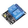 Módulo De Relé Módulo de relé Indicador LED Placa de interfaz de relé con optoacoplador (2 canales 12V