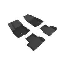 3D MAXpider Custom Fit Kagu Floor Mat (Black) Compatible with Chevrolet Volt 2016-2019 - Full Set