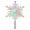 B, variant on LED Snowflake Topper Lighted Xmas Treetop Festive Ornament for Holiday Gatherings Ideal for Christmas and Family Celebrations