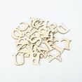 thumbnail image 4 of Paquete de 78 mini letras de madera signos sin terminar artes adultas Artesanía Agotesivo Aniversario Regalos Decoración de la pared Cumpleaños para DIY sidaley HA012248-00, 4 of 7