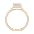 thumbnail image 4 of 0.50 T.C.W Radiant Shape Natural Diamond Latest Design Solitaire Wedding Ring for Ladies Solid 14K Yellow Gold Size 8, 4 of 7