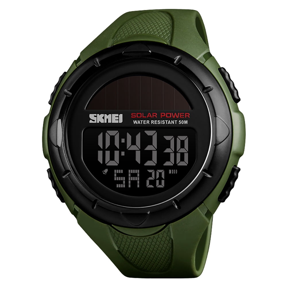 digital watch leather strap