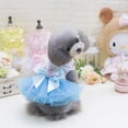 thumbnail image 3 of de perrito vestido de princesa Bowtie Party Queen ropa para perro pequeño Sunnimix Falda de cachorro, 3 of 8