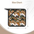 thumbnail image 2 of 1 PCS Pot Holders for Kitchen - Heat Resistant Silicone Pot Holders with Hanging Loop, Orange Green Camouflage Non Slip Oven Hot Pads, Potholders for Decor Baking Cooking Kitchen, 2 of 6