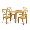 thumbnail image 2 of East West Furniture Dining Room Set Oak, NDBO5-OAK-W, 2 of 5