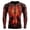 Red, variant on CONFREE Halloween Mens Short Sleeve Tshirts Crew Neck Spooky Skeleton Graphic Lightweight Fall Casual Tees
