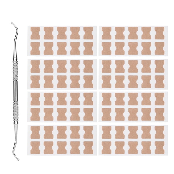 Parche corrector para uñas encarnadas, 9 piezas/juego, herramienta para alisar uñas encarnadas, adhesivo corrector para uñas encarnadas, durabilidad probada en el tiempo
