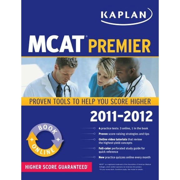 Pre-Owned Kaplan MCAT Premier Program [With Access Code] (Paperback) 1607148552 9781607148555