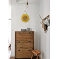 thumbnail image 2 of Eveokoki Sunflower Welcome Home Wood Door 12 Inch Wooden Flower Sign Inspirational Wall Porch Art Summer Fall Front Door Wreath Hanging for Bedroom Living Room Indoor Outdoor Kitchen Home Decor, 2 of 5