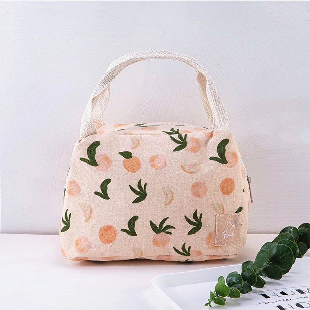 Bolsa de almuerzo para mujer, bolsa térmica con aislamiento portátil, contenedor de comida escolar, 1 unidad LIUWENJING unisex