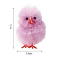 thumbnail image 5 of Dserhfy 36 Pcs Easter Fur Chicks Mini Simulation Plush Chicks Small Colorful Fluffy Chicken Easter Basket Stuffer for Spring Home Garden Decor, 5 of 8