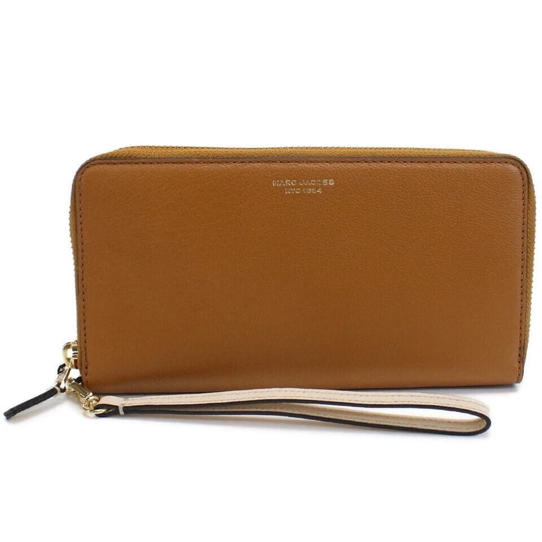 Marc Jacobs The Continental Wristlet Long Wallet Round Zipper