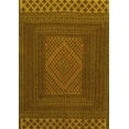 thumbnail image 1 of Ahgly Company Machine Washable Indoor Rectangle Persian Yellow Traditional Area Rugs, 5' x 8', 1 of 4