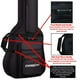 thumbnail image 5 of ChromaCast Acoustic Guitar 6-Pocket acolchado Gig Bag con correa de guitarra y muestra deselección, 5 of 8