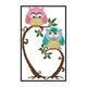 thumbnail image 1 of 11CT punto de cruz parcial dos búhos contados DIY Kits de bordado hilo de algodón arte Likrtyny decoración de arte, 1 of 9
