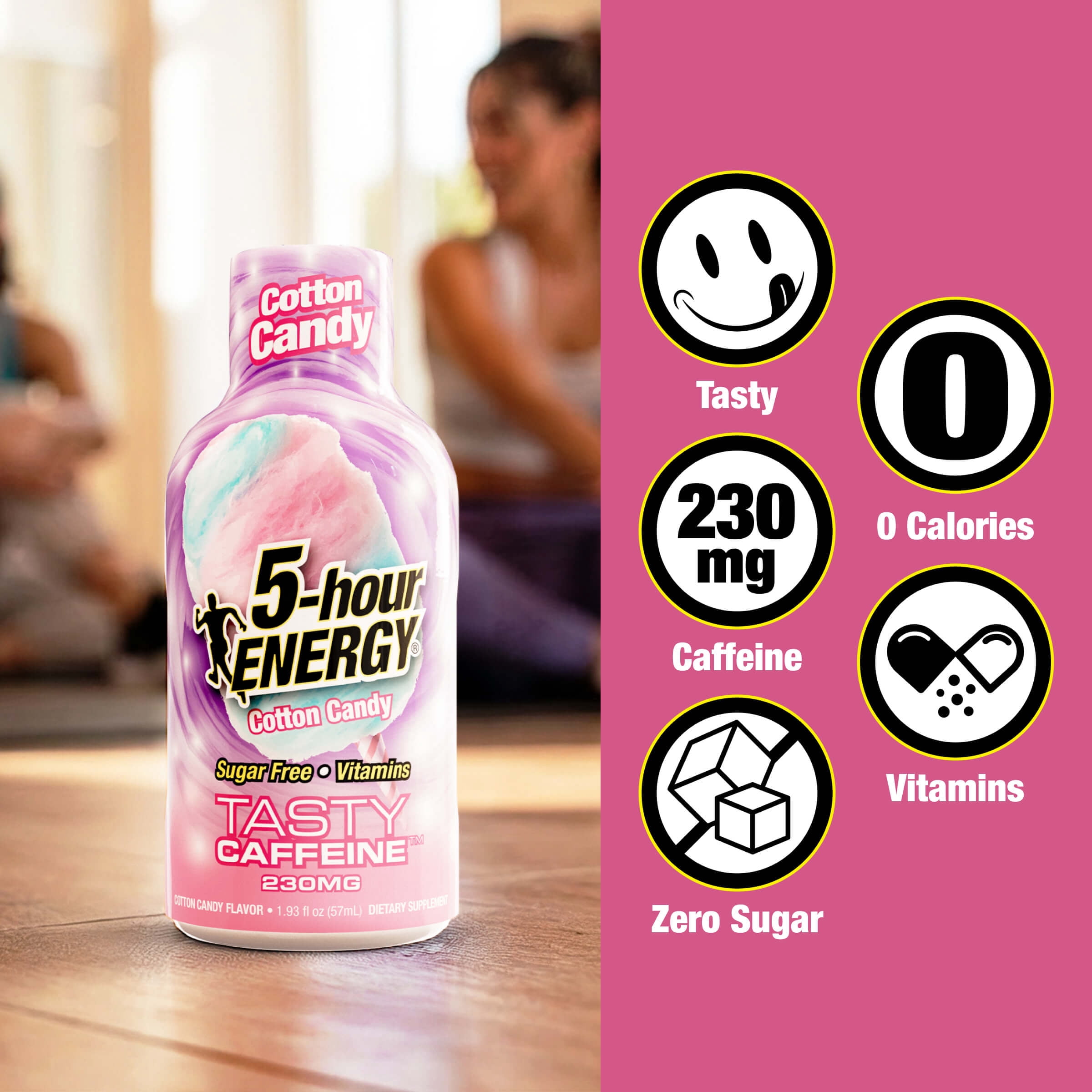 5-hour ENERGY Shot, Cotton Candy Flavor, 15 Count