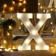 thumbnail image 2 of Xihbxyly Luz Led con Letras Del Alfabeto, Luz Nocturna Blanca Cálida, Decoración Tropical Suave y Brillante, para Pared o de Pie, Ideal para Mesas de Fiesta, para Uso En Fiestas En Casa o En Clubes,, 2 of 3