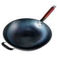 thumbnail image 1 of OULII Wok Rond Wok Antiadhésif Casserole en Fer Cuisson Usage Domestique 1 Paquet, 1 of 8