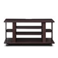 thumbnail image 3 of furinno indo fl-1000ex 4-tier low rise tatami tv stands with casters, espresso, 3 of 6