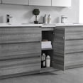 thumbnail image 5 of Fresca Fcb93-361236-D-I Lazzaro 84" Free Standing Double Basin Vanity Set - MultiColor, 5 of 8