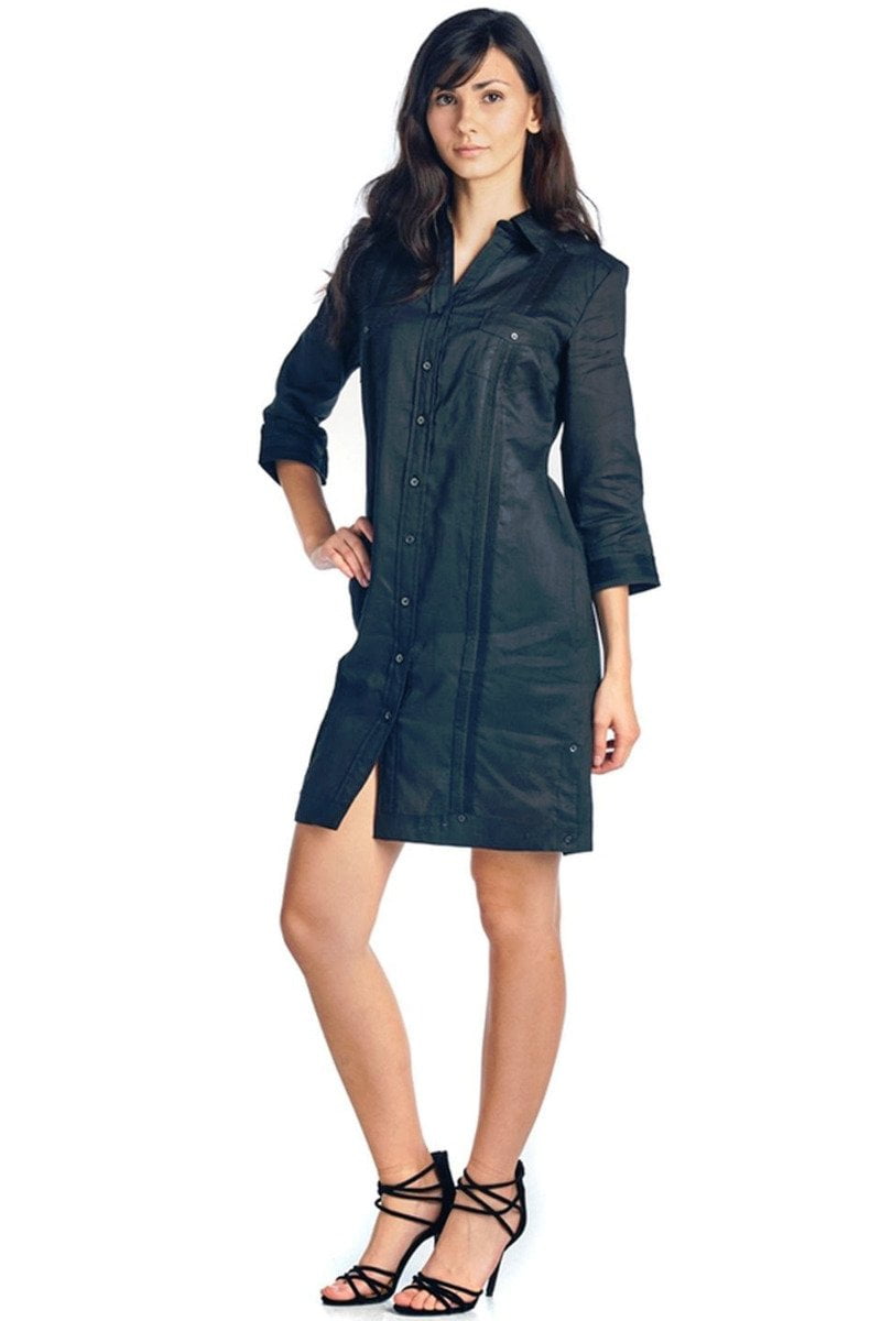 Mojito Women S Classic 100 Linen Guayabera Dress 3 4 Sleeve And Button Down Walmart Com Walmart Com Mojito Women S Classic 100 Linen Guayabera Dress 3 4 Sleeve And Button Down Walmart Com Walmart Com