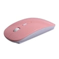 thumbnail image 1 of Ultra Slim Optical 2.4G Wireless Mouse Mice Portable Ergonomically DPI Adjustable 3D USB Receiver for Laptops & Computers (Pink), 1 of 1