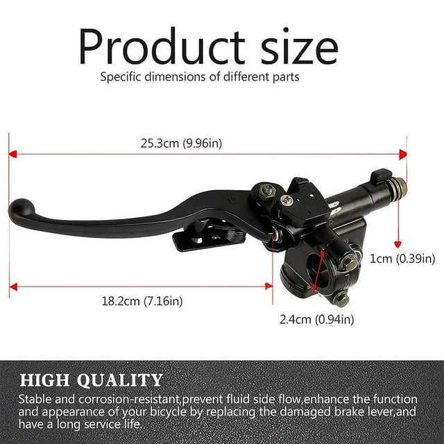 maskred Easy And Convenient Installation With Brake Lever For Front Brake Upper Pump Convenient Installation With Master left side 1Set