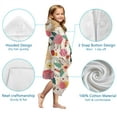 thumbnail image 7 of Dogs with Pioneer Flower Hooded Bath Towel，50"x30" for Ages 3 To 12 Kids, Quick Dry Lightweight Soft Microfiber Hood Beach Towel Cover Up for Kids, 7 of 7