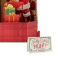 Hallmark Paper Wonder Displayable Pop Up Christmas Card (Vintage Santa